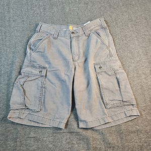 Carhartt Shorts Mens 32 Gray Cargo 10" Inseam Relaxed Fit Gorpcore Norm Outdoors